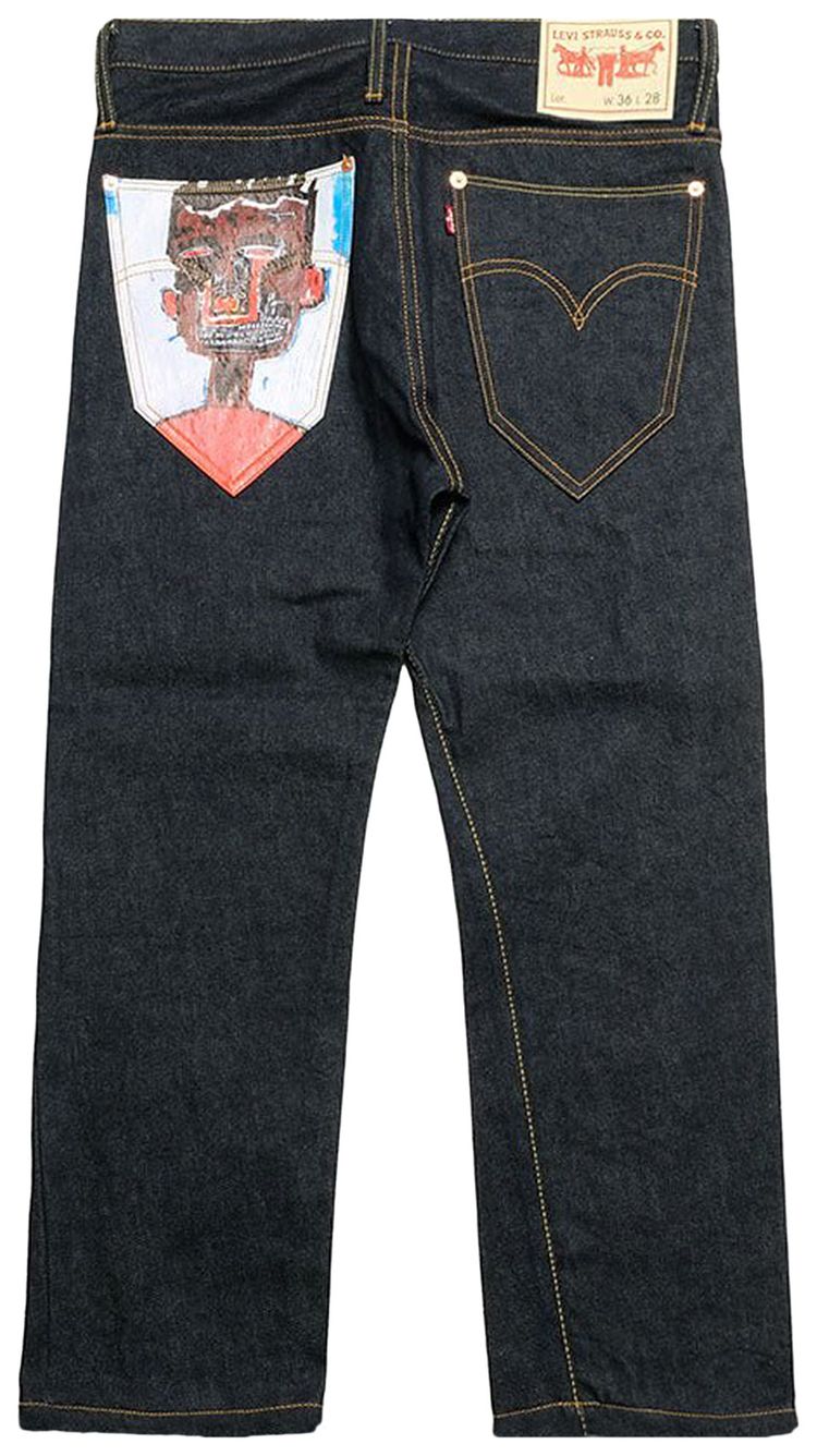 Junya Watanabe x Levis Jean Michel Basquiat Denim Indigo