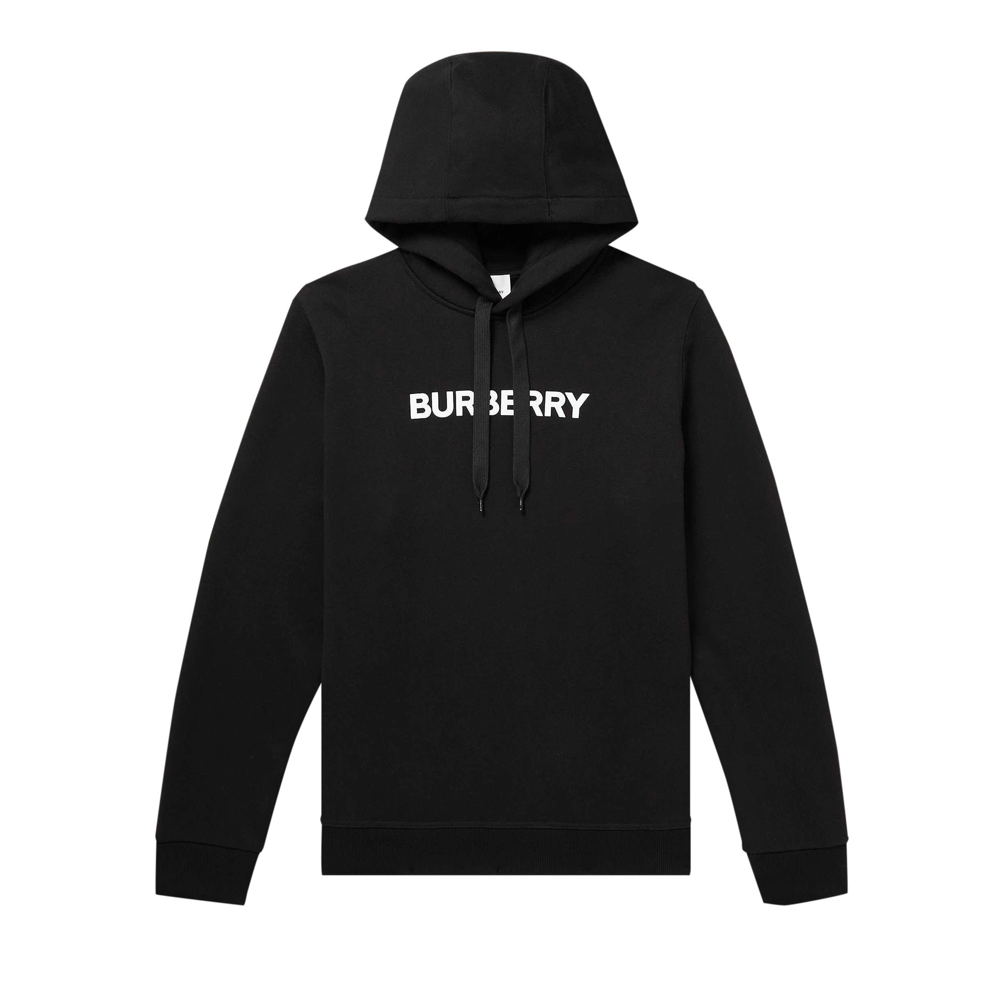 Buy Burberry Logo Print Hoodie 'Black' - 8054386 | GOAT CA