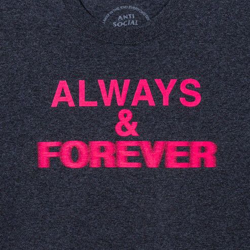 Anti Social Social Club Six Seven Tee Heather Grey