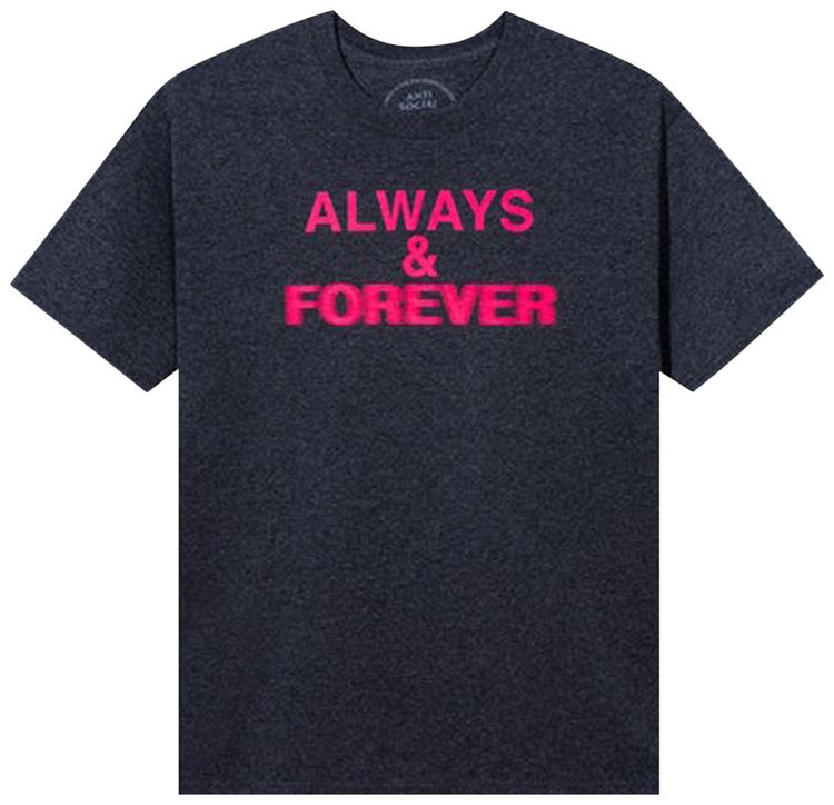 Anti Social Social Club Six Seven Tee Heather Grey