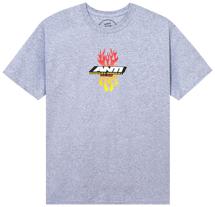 Anti Social Social Club Hot At First Tee Ash Heather