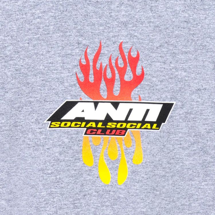 Anti Social Social Club Hot At First Tee Ash Heather