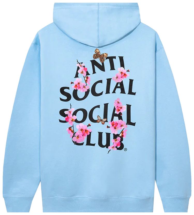 Buy Anti Social Social Club Kkotch Hoodie 'Blue' 0657