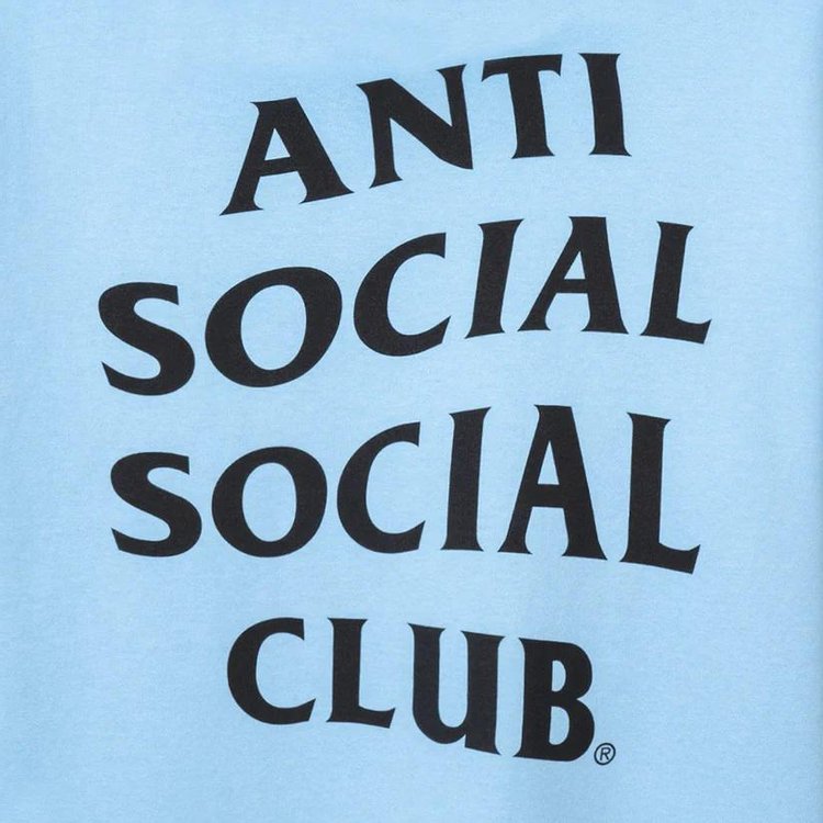 Anti Social Social Club Mind Games Hoodie Blue