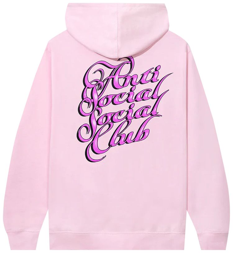 Buy Anti Social Social Club Eyelash Hoodie 'Pink' 0657