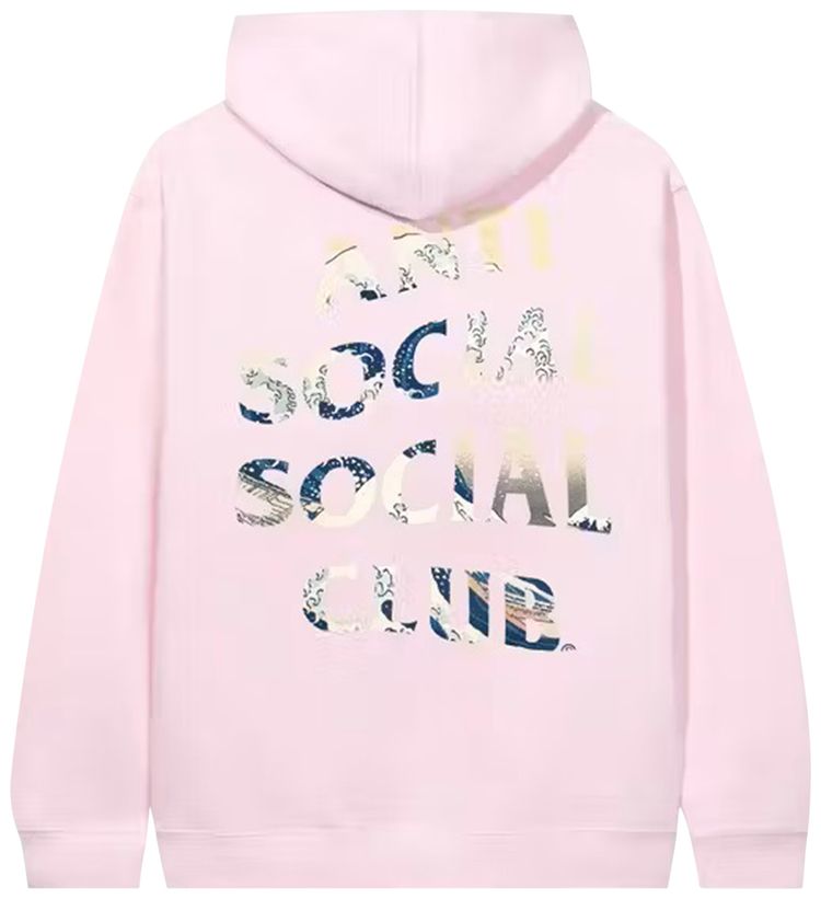 Anti Social Social Club Car Pile Up Tonkotsu Logo Hoodie Japan Exclusive Pink