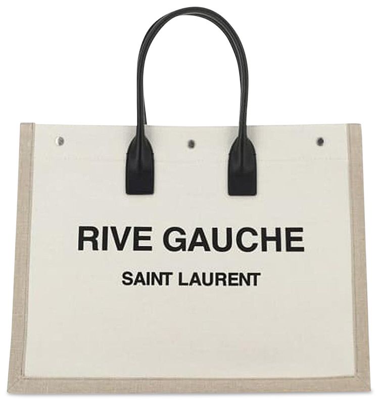 Saint Laurent Rive Gauche Tote Neutral
