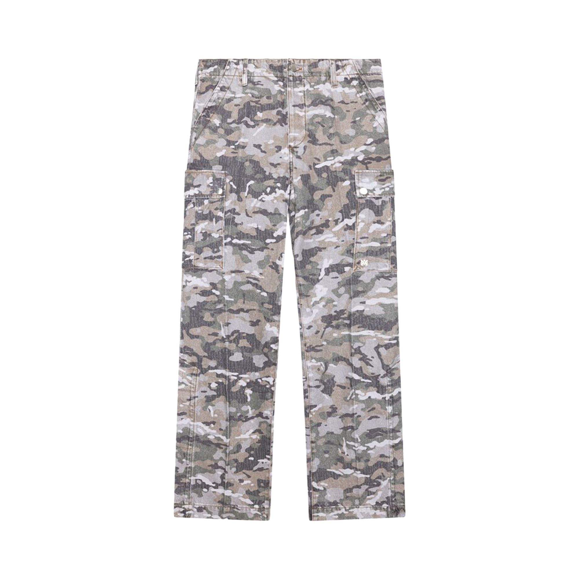 【新品】AMIRI M65 CAMO CARGO KICK FLARE 31 Buy Amiri M65 Camo Kick Flare Cargo Pants 'Green Camo