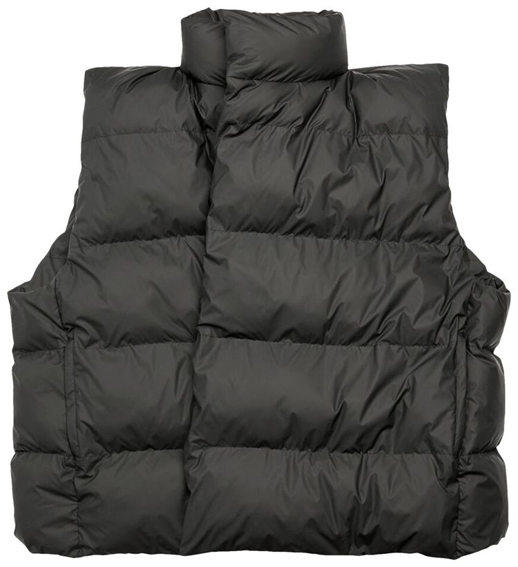 Balenciaga Wrap Puffer Gilet Black
