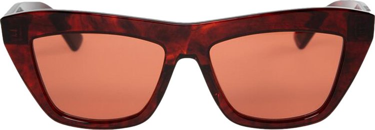 Bottega Veneta Cat Eye Sunglasses 'Havana/Orange'