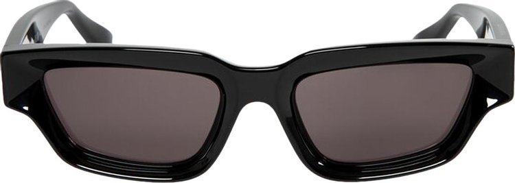 Bottega Veneta Rectangular Squared Sunglasses 'Black/Grey'