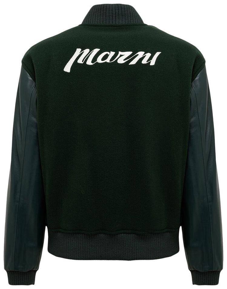 Marni Varsity Jacket Green