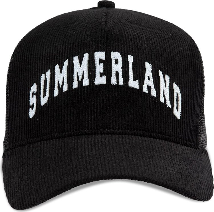 Nahmias Summerland Corduroy Trucker Hat 'Black'