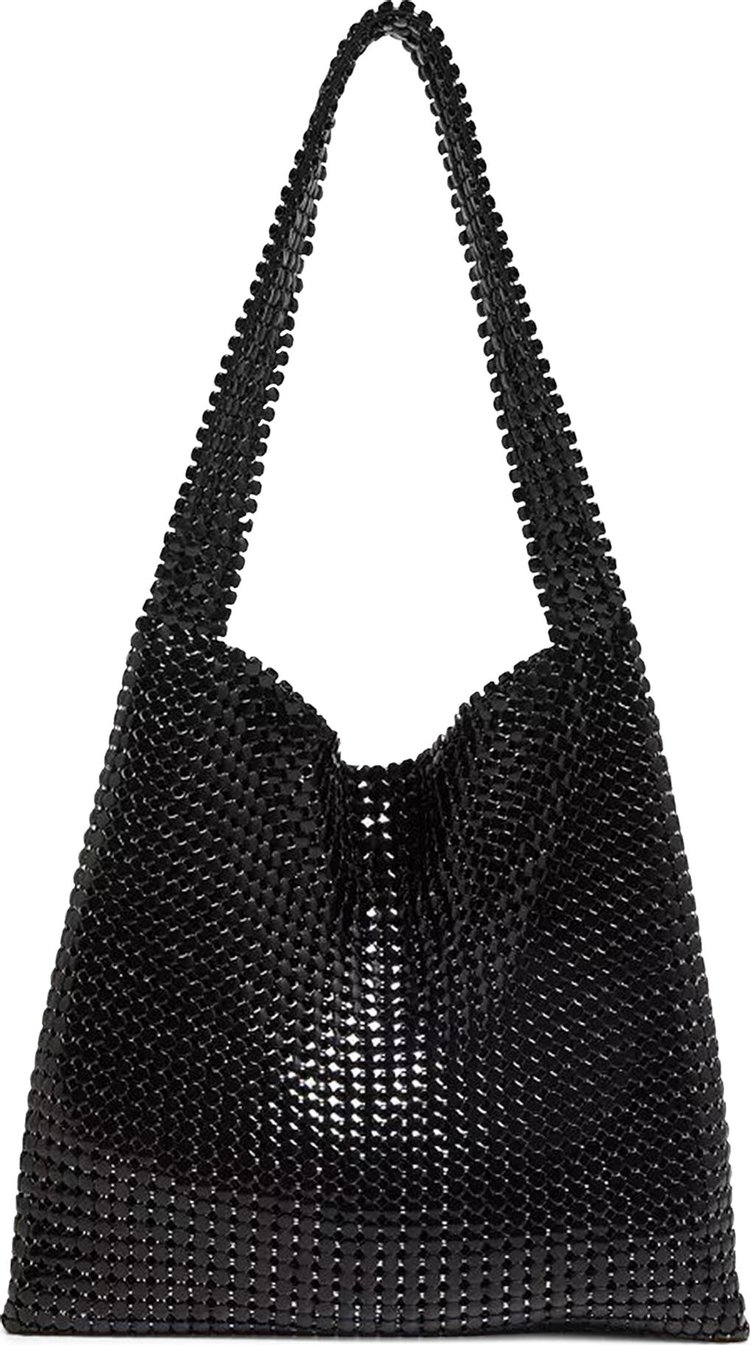 Paco Rabanne Pixel Mesh Shoulder Bag Black