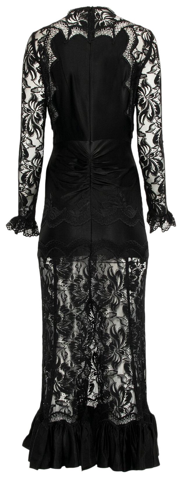Paco Rabanne Long Sleeve Dress Black