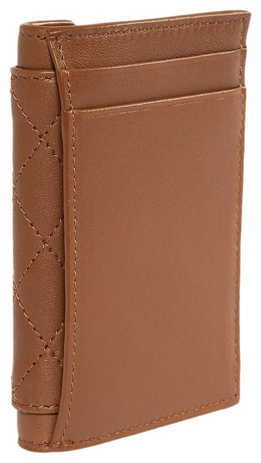 Saint Laurent Credit Card Holder Ginger Brown