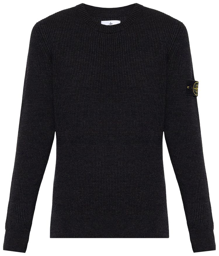 Stone Island Crewneck Sweatshirt Melange Charcoal