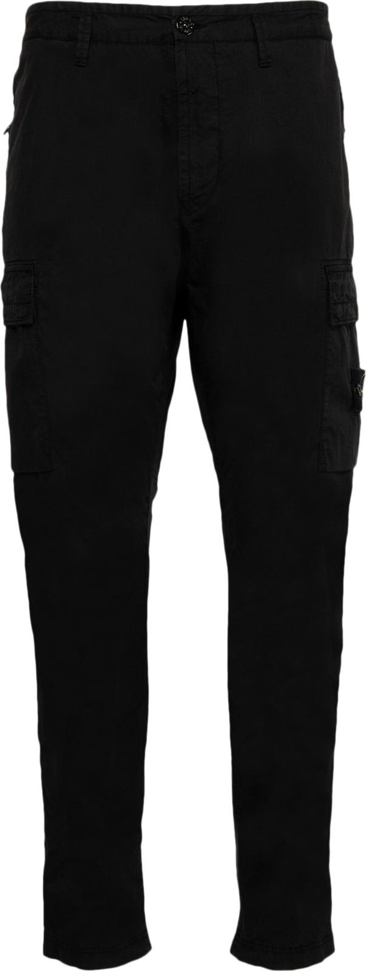 Buy Stone Island Stretch Cargo Pants 'Black' - 791532710 V0029 | GOAT