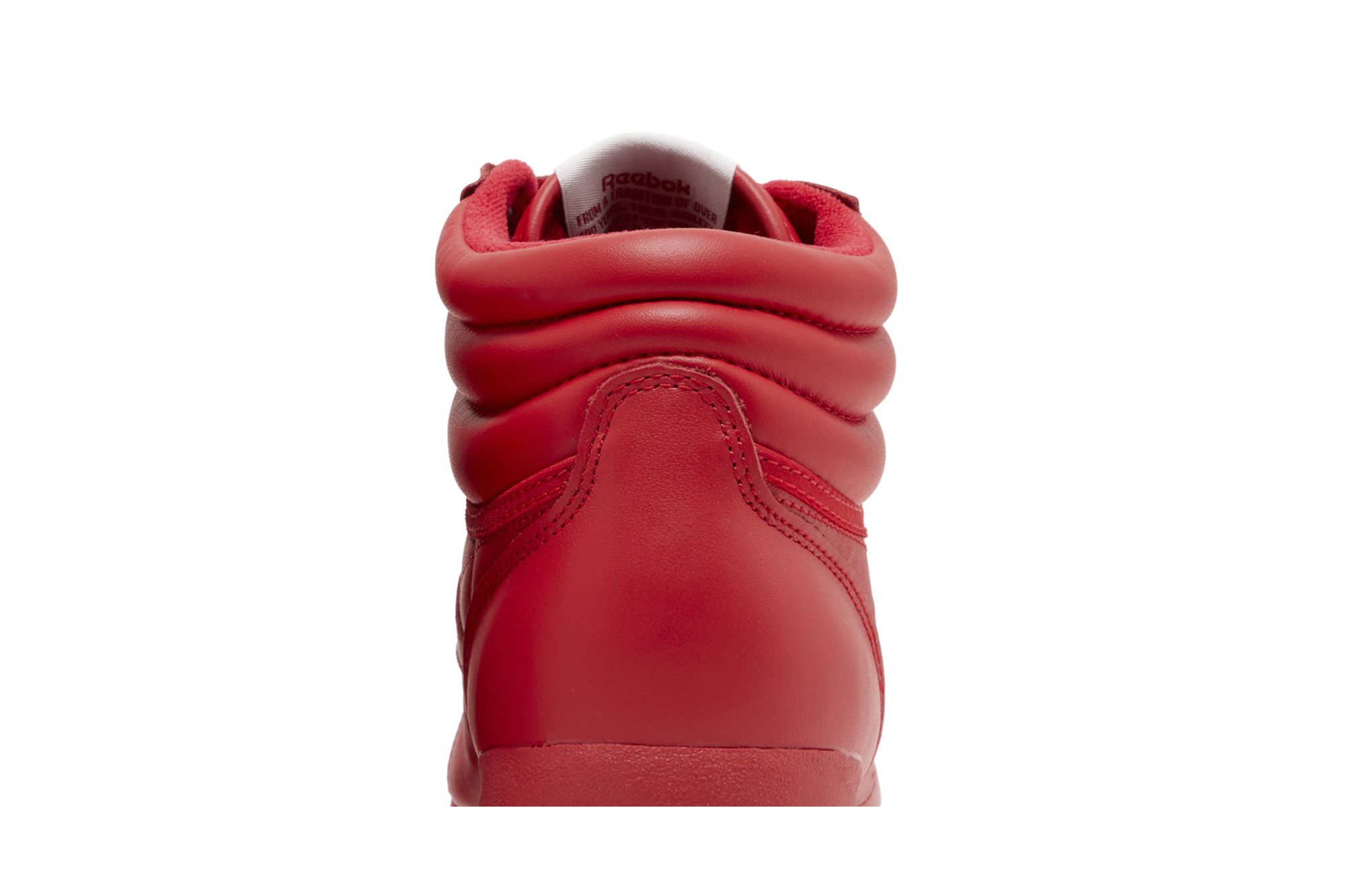 Reebok freestyle hi patent red cheap