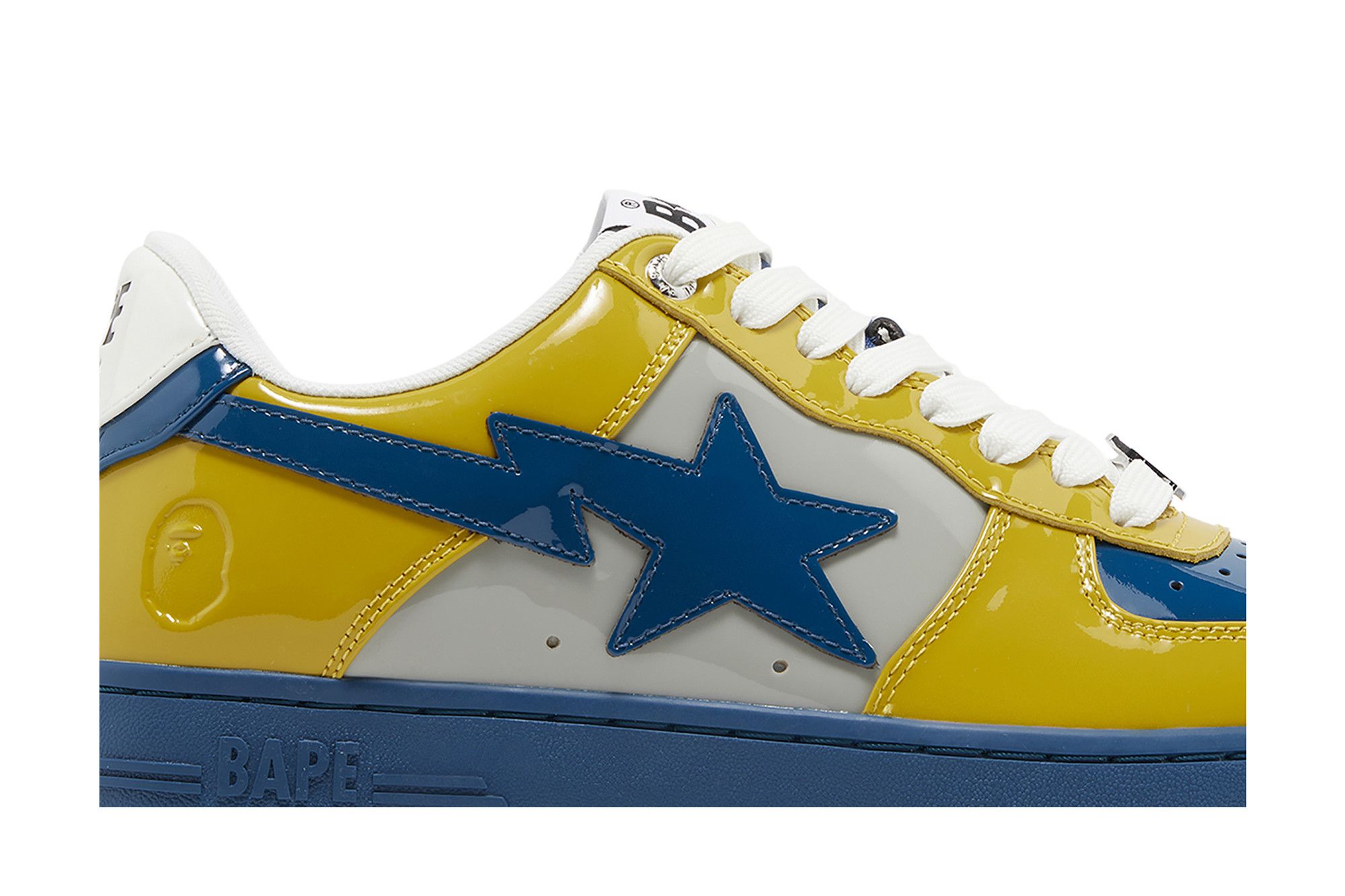 Bapesta yellow blue new arrivals