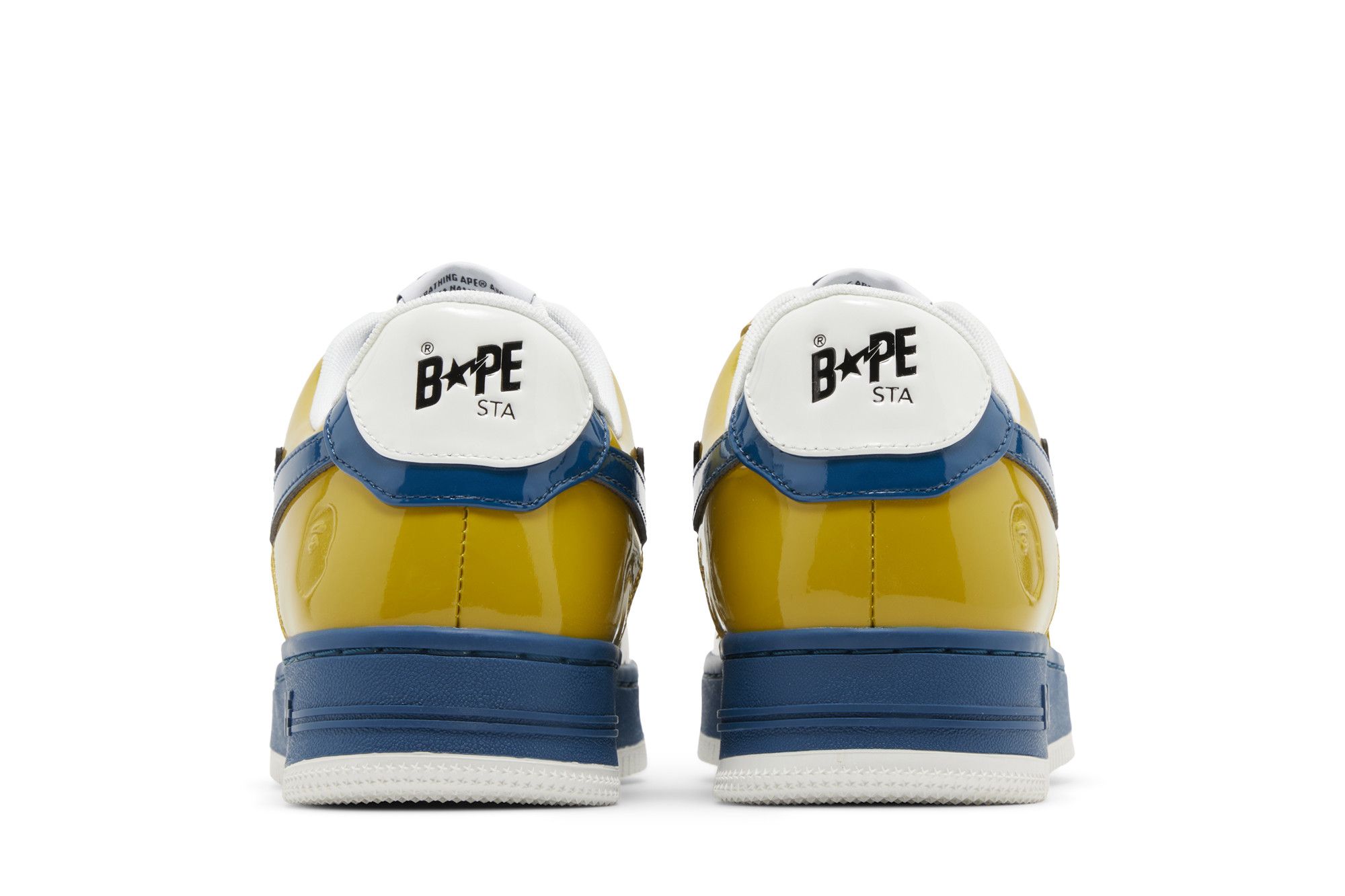 スニーカー A BATHING APE 0607 BAPESTA PATENT YELLOW A BATHING APE 0607 BAPESTA PATENT YELLOW Buy Bapesta #2 'Yellow