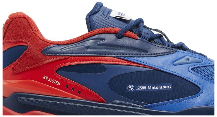 Puma BMW Motorsport x RS Fast Strong Blue Fiery Red