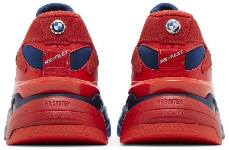 Puma BMW Motorsport x RS Fast Strong Blue Fiery Red