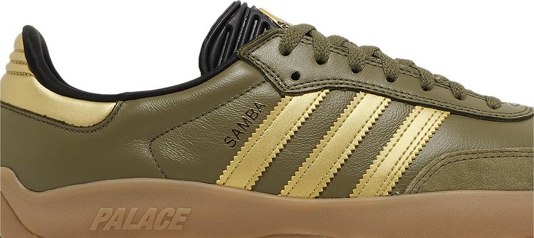 Palace x Puig Samba Olive Gold