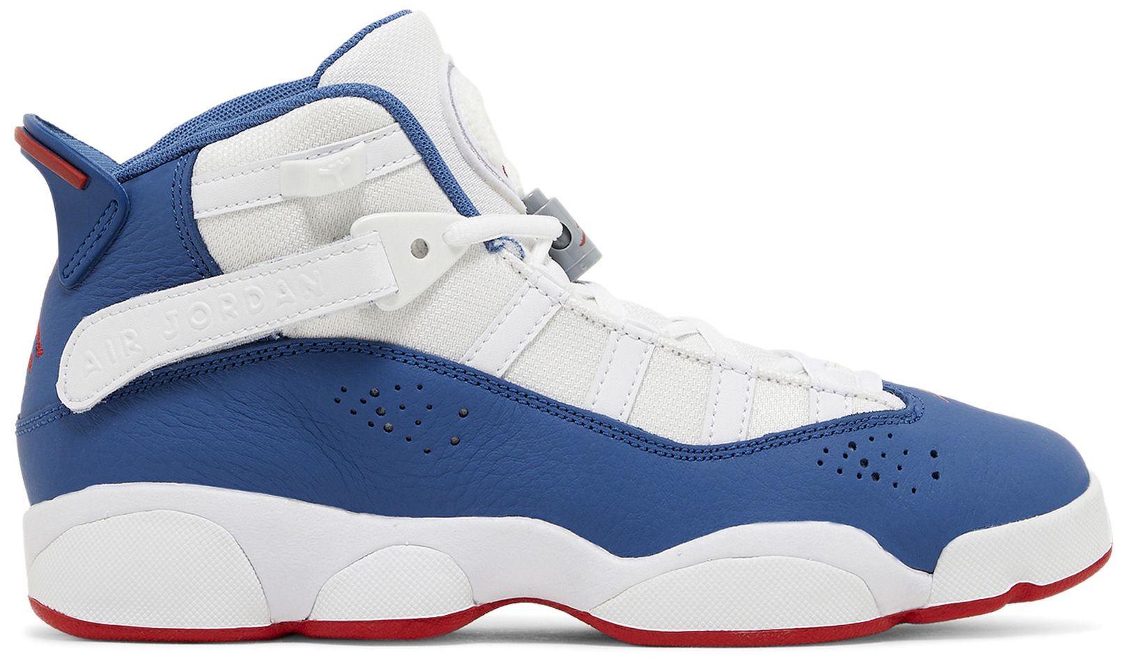 jordans 6 rings blue white