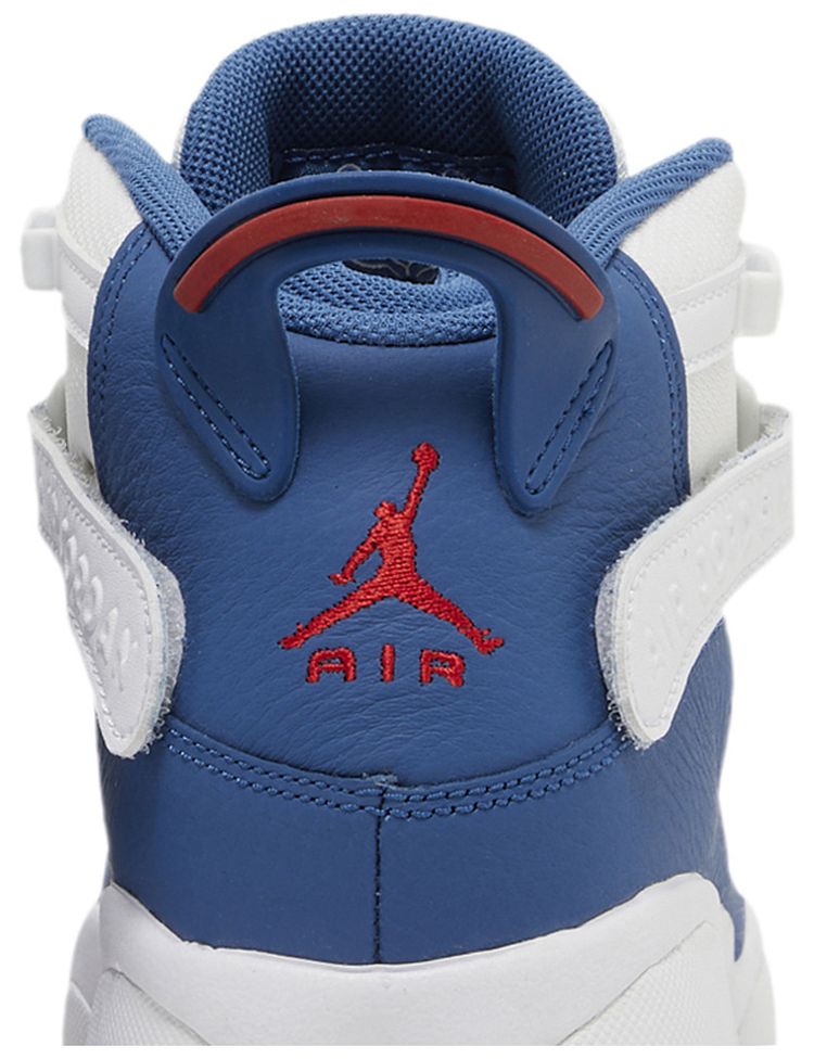 Air Jordan 6 Rings GS White True Blue