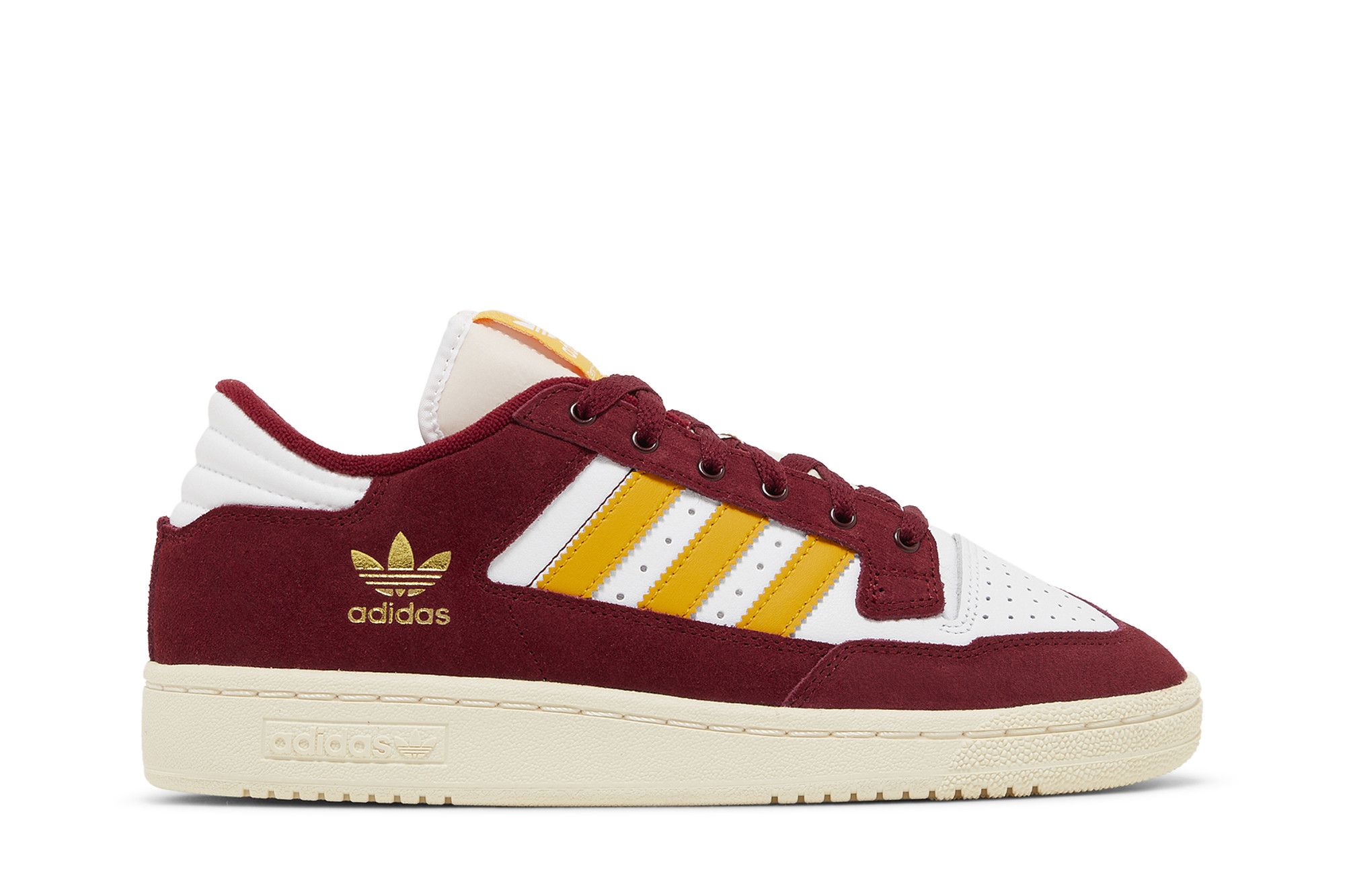 Burgundy and gold discount adidas