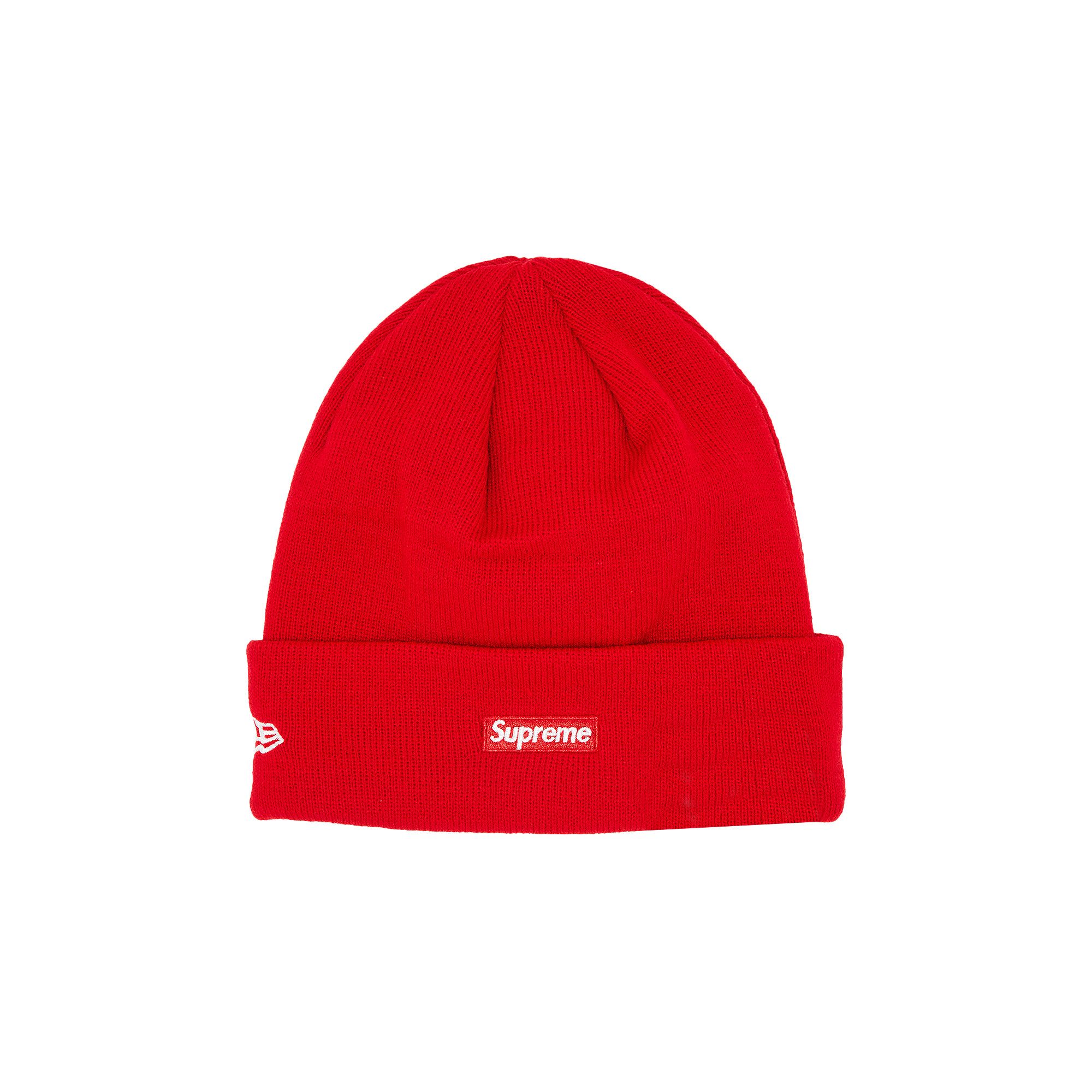 Buy Supreme x New Era Varsity Beanie 'Red' - FW23BN37 RED | GOAT