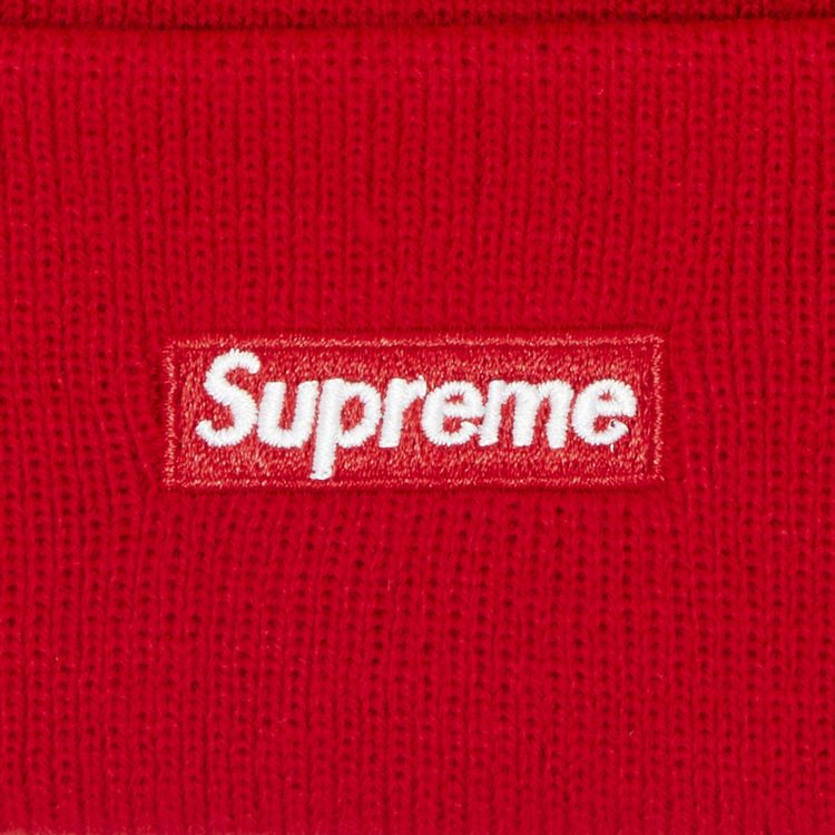 Supreme x New Era Varsity Beanie Red