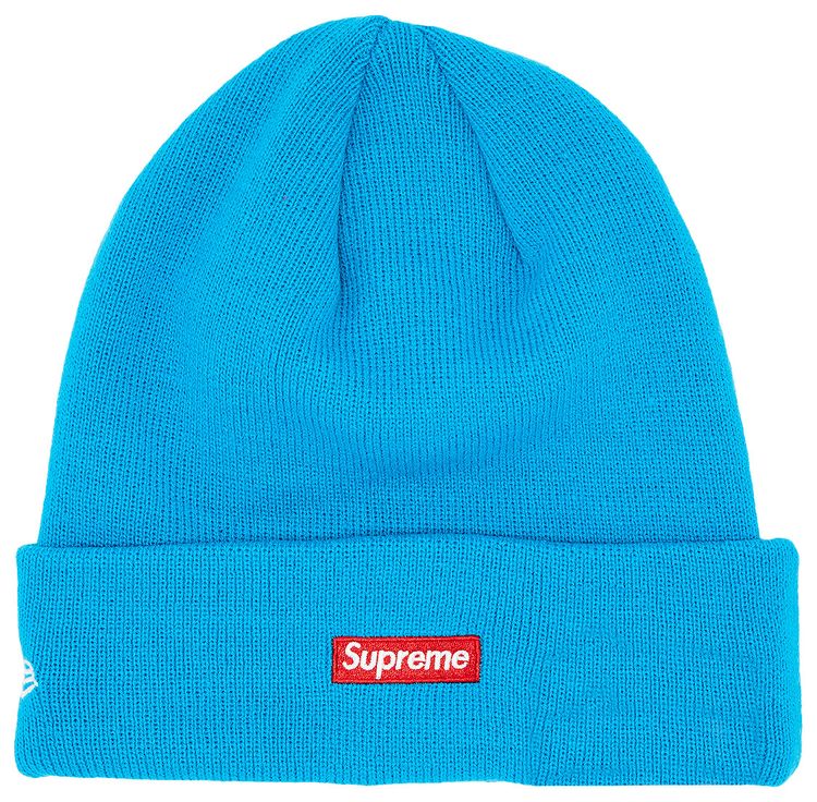 Supreme x New Era Varsity Beanie Slate
