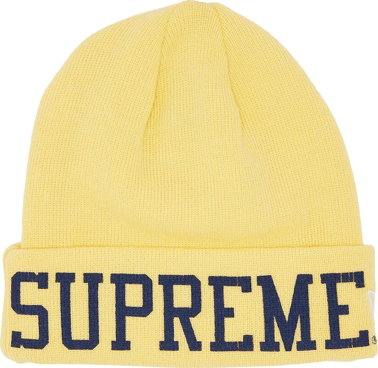 Buy Supreme x New Era Varsity Beanie 'Black' - FW23BN37 BLACK