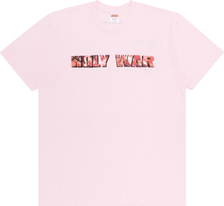 Buy Supreme Holy War Tee 'Light Pink' - FW23T44 LIGHT PINK | GOAT