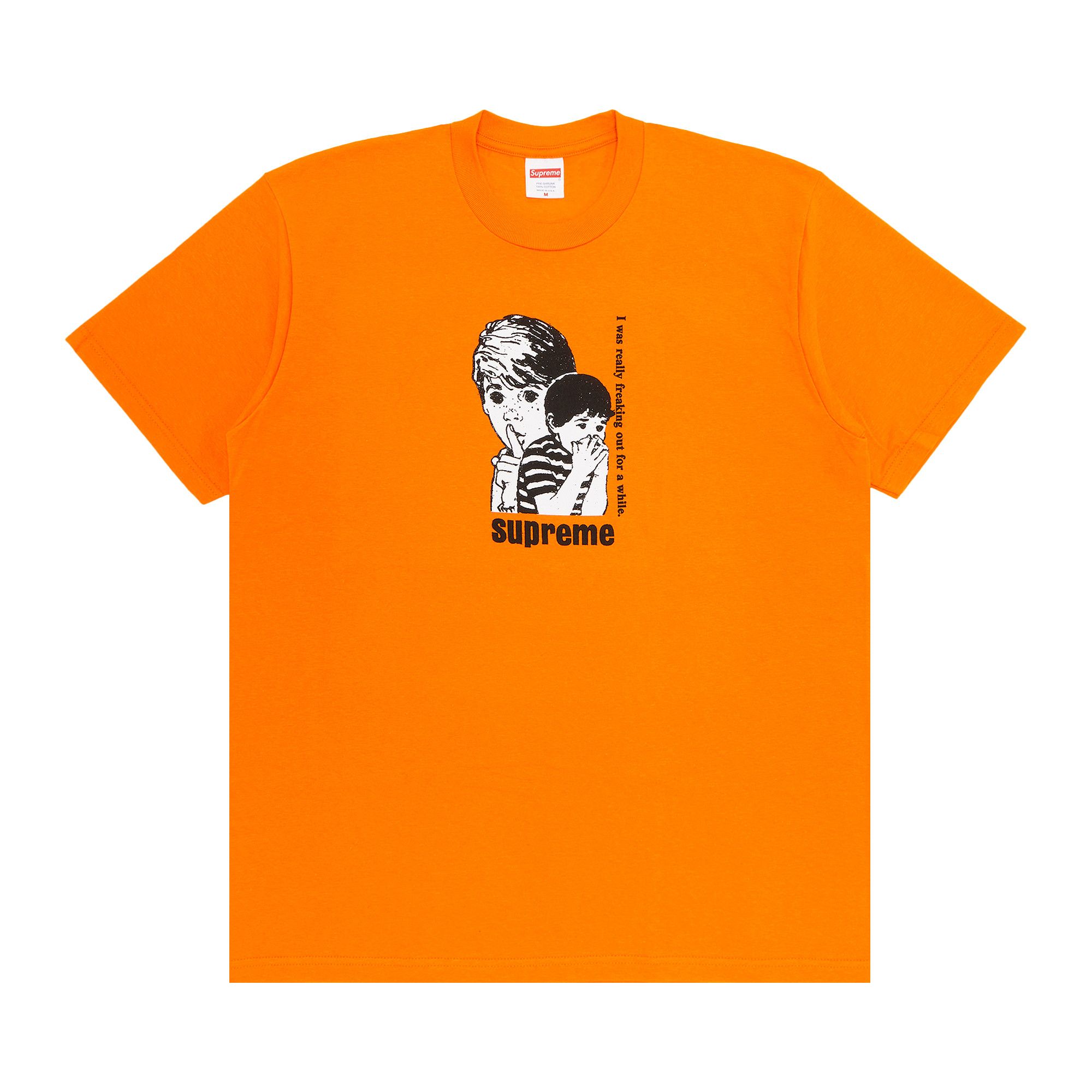 Buy Supreme Freaking Out Tee 'Orange' - FW23T37 ORANGE | GOAT