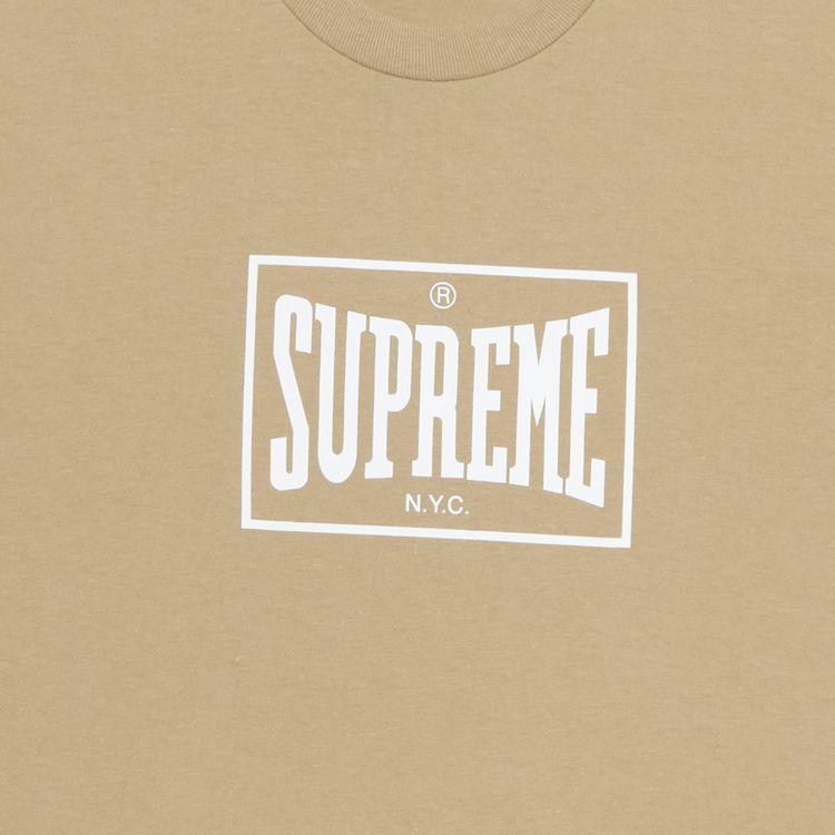 Supreme Warm Up Tee Khaki