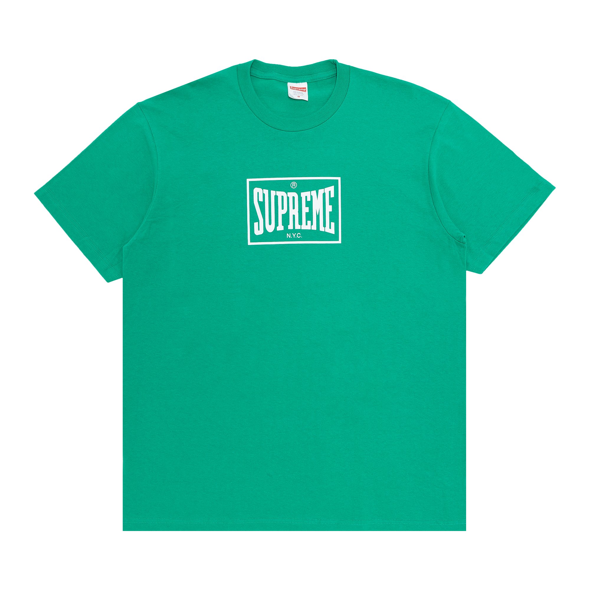 Buy Supreme Warm Up Tee 'Green' - FW23T31 GREEN | GOAT