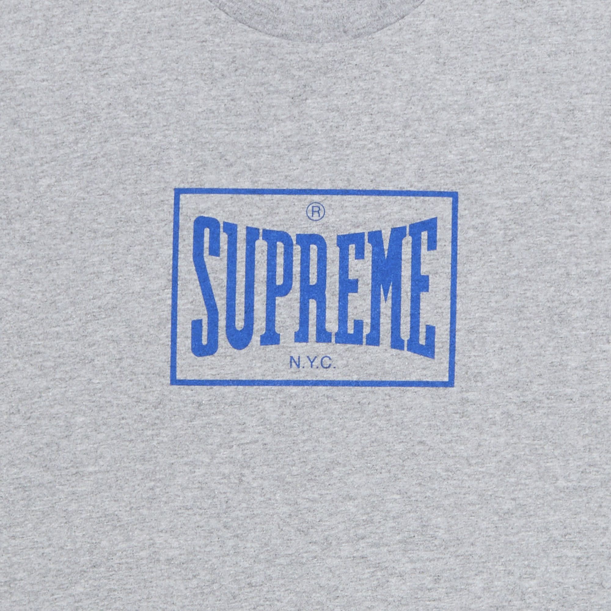 Buy Supreme Warm Up Tee 'Heather Grey' - FW23T31 HEATHER