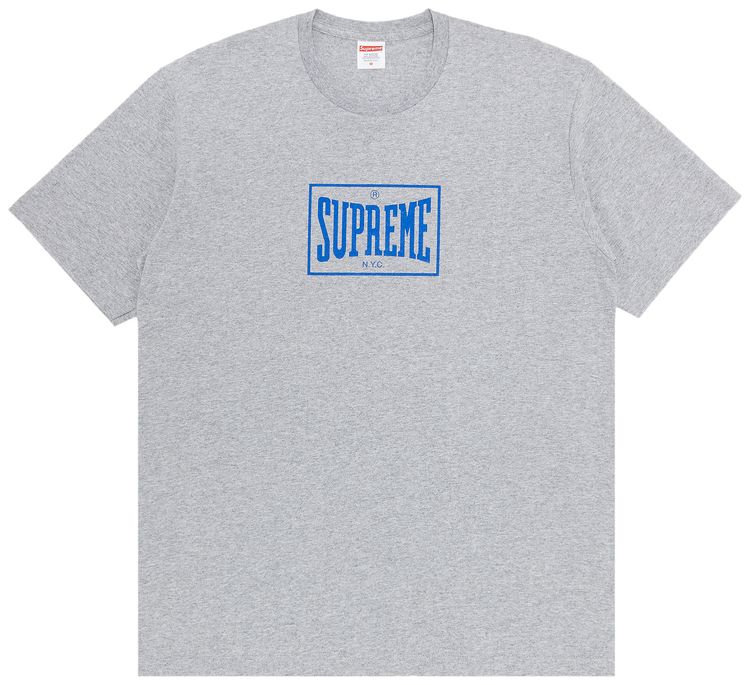 Supreme Warm Up Tee Heather Grey