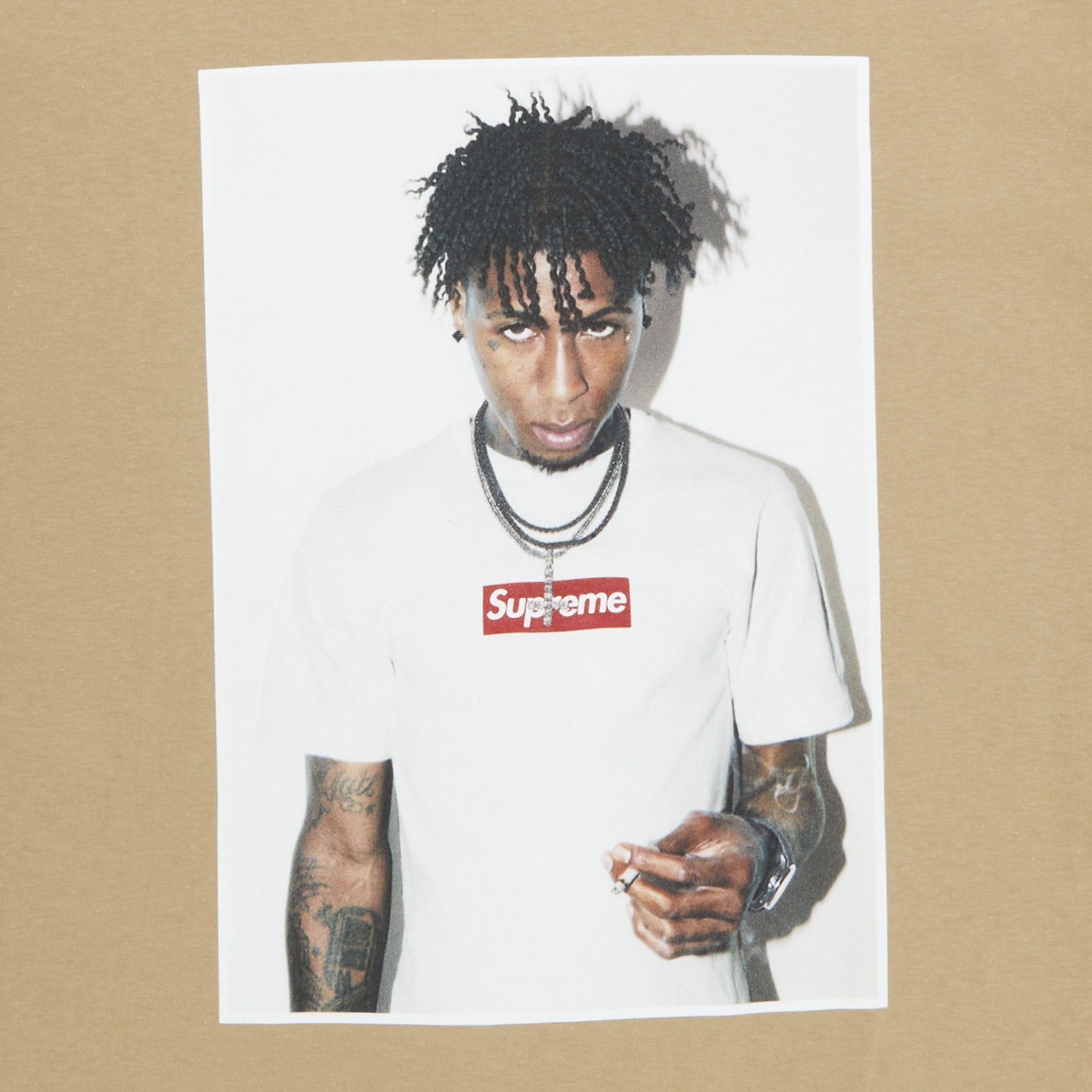 国内外の人気 Buy Supreme NBA Youngboy Tee 'Khaki' - FW23T48 KHAKI | GOAT トップス