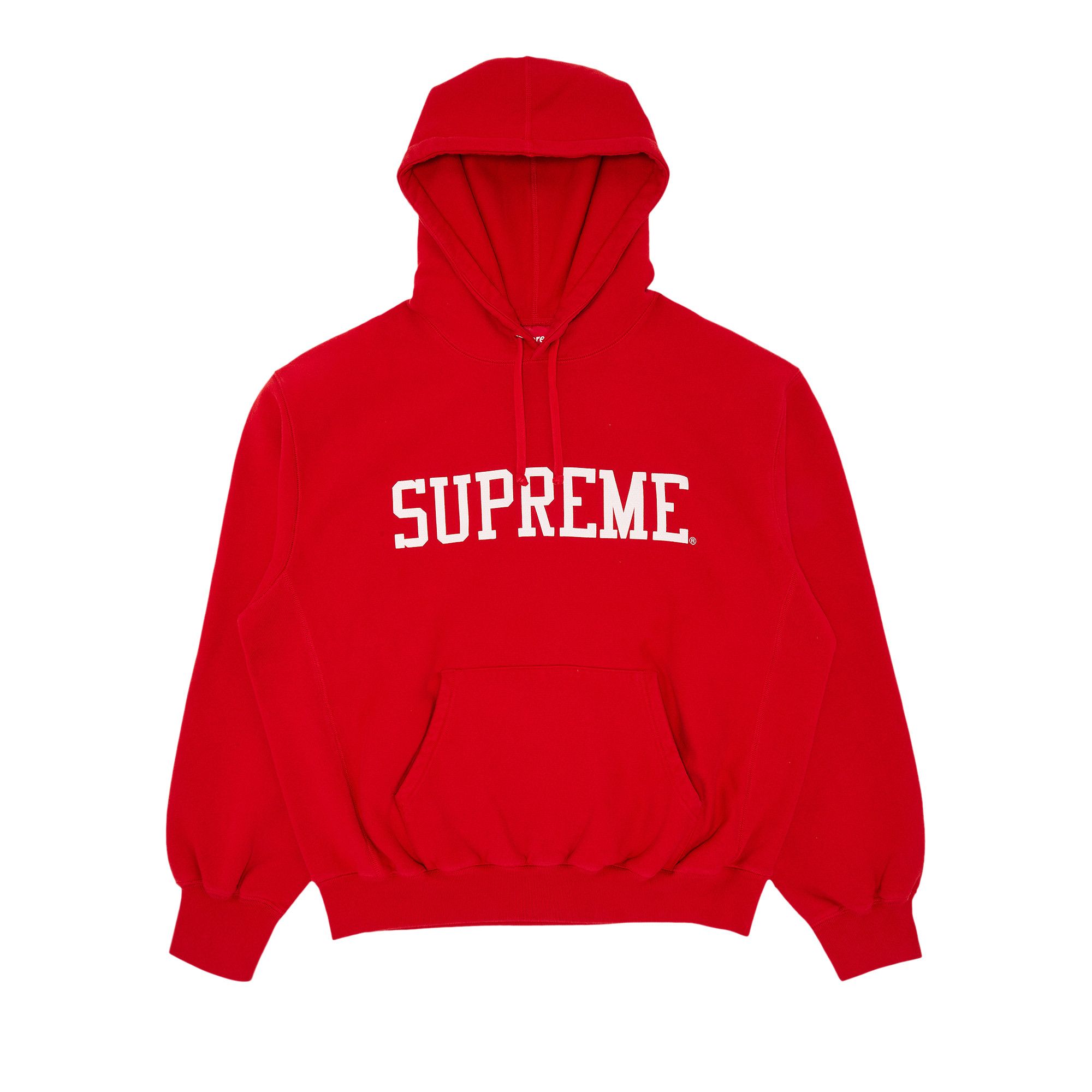 Supreme Varsity Hooded Sweatshirt Red