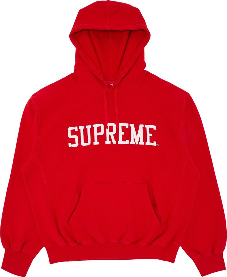 Supreme Varsity Hooded Sweatshirt 'Red'