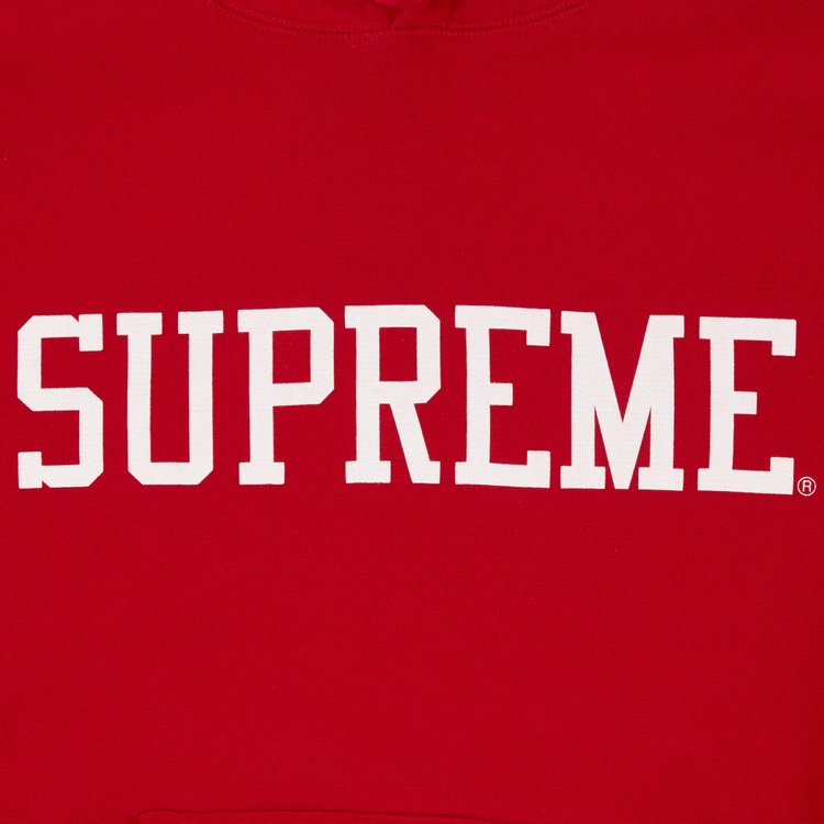 Supreme Varsity Hooded Sweatshirt Red