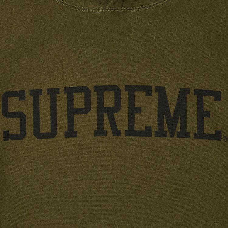 Supreme Varsity Hooded Sweatshirt Dark Olive