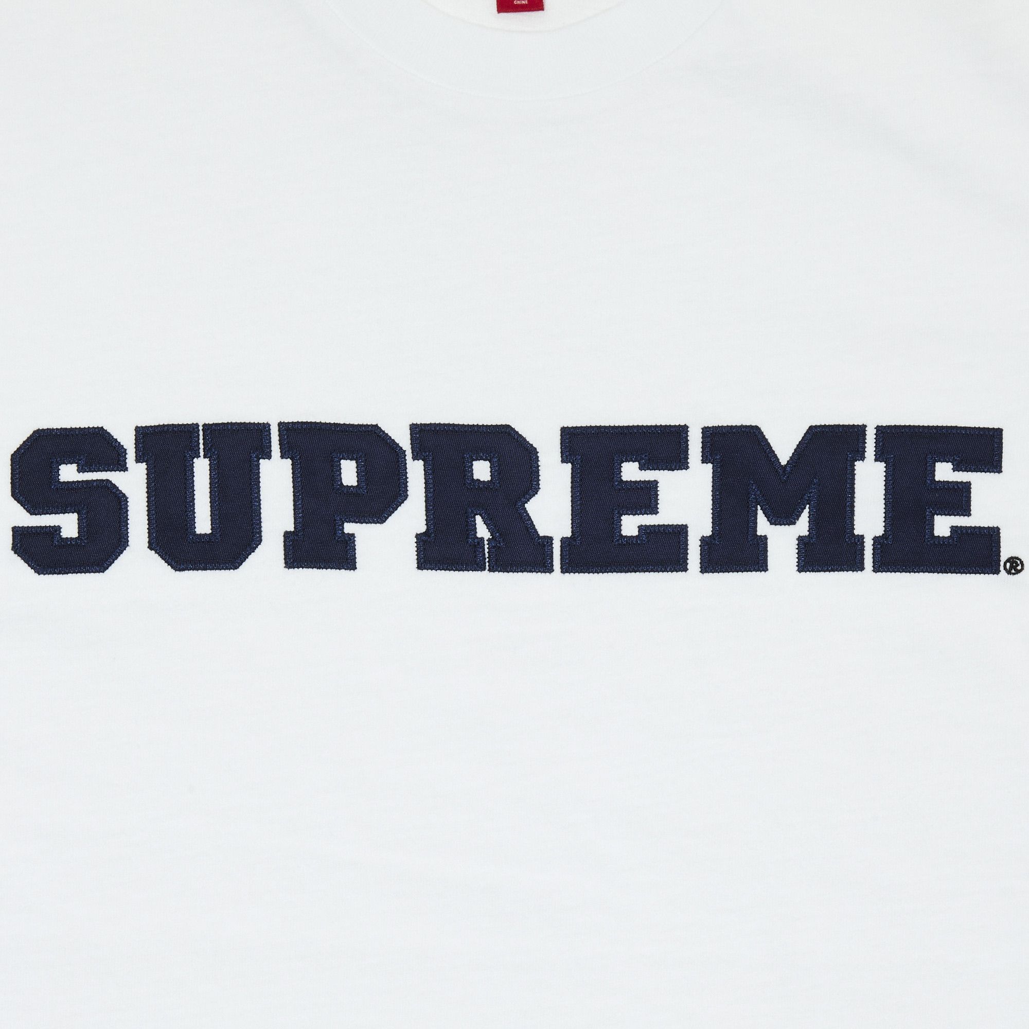Buy Supreme Collegiate Short-Sleeve Top 'White' - FW23KN78 WHITE