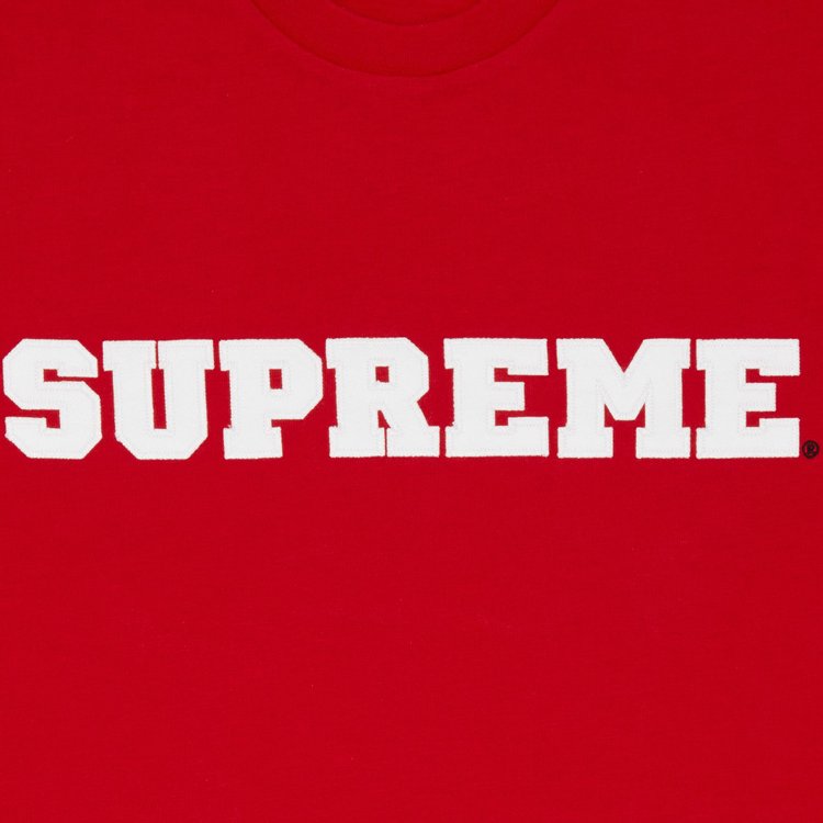 Supreme Collegiate Short Sleeve Top Red