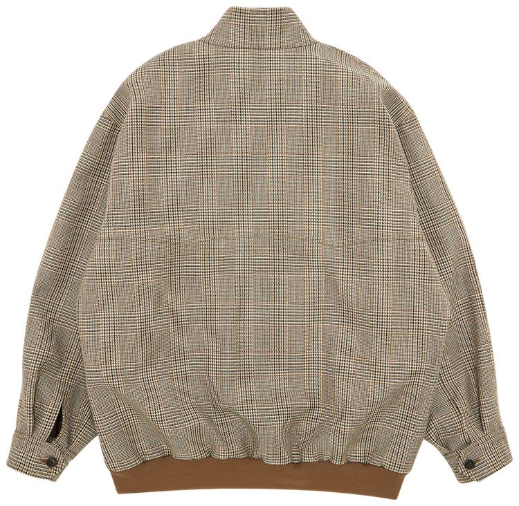 Miu Miu Virgin Wool Blouson Tobacco