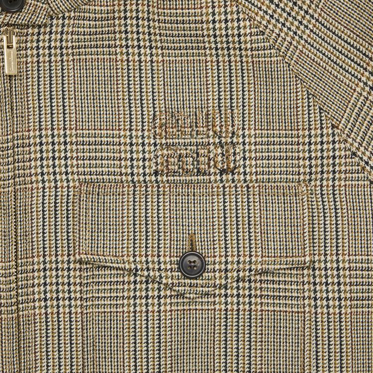 Miu Miu Virgin Wool Blouson Tobacco